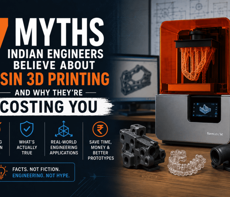7 Myths Indian Engineers Believe About Resin 3D Printing — And Why They’re Costing You